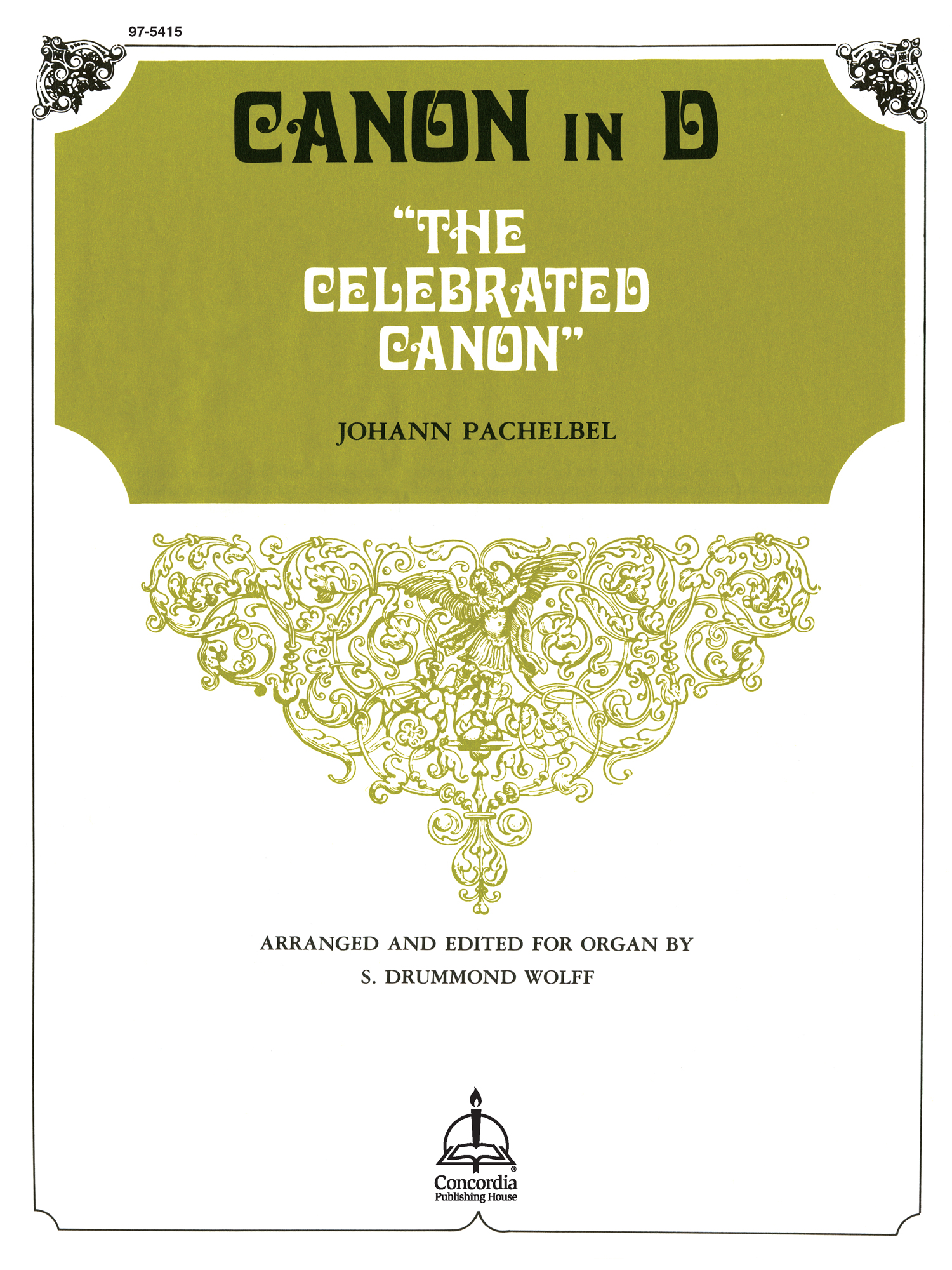 Canon in D / The Celebrated Canon (Organ) - Concordia Publishing House