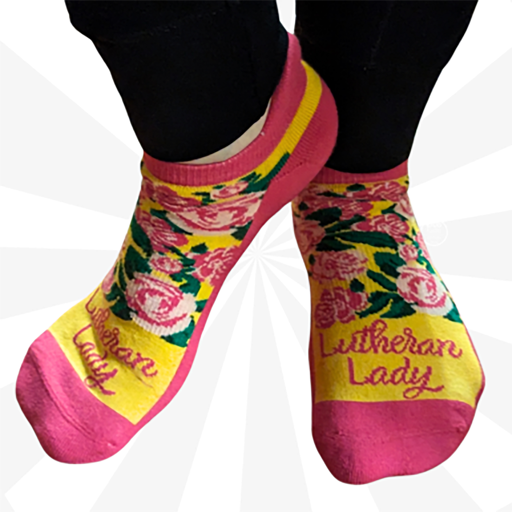 KFUO's "Lutheran Lady" Socks