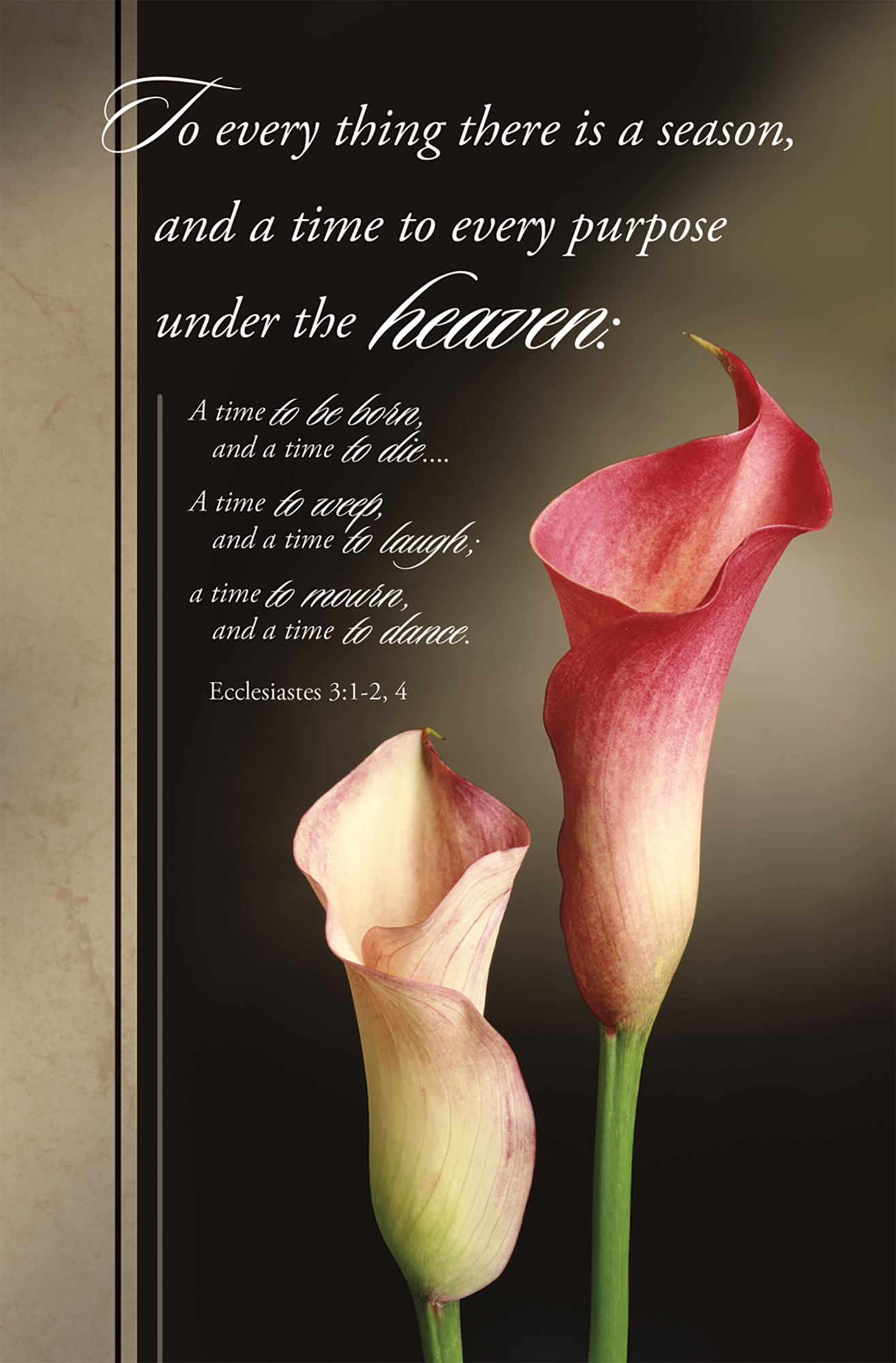 Standard Funeral Bulletin Ecclesiastes 312, 4 Concordia Publishing