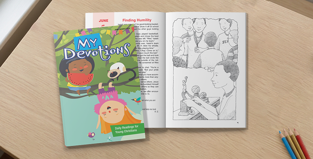 My Devotions cover and interior