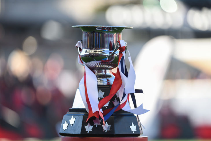 Canadian Championship 27 June 2017 - Toronto, ON, CAN Canada Soccer by Martin Bazyl Voyageurs Cup (trophy)