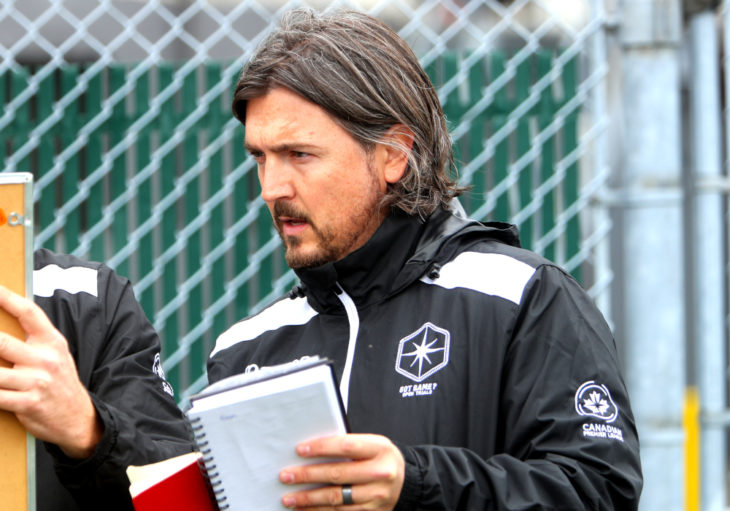 Cavalry FC head coach Tommy Wheeldon Jr.