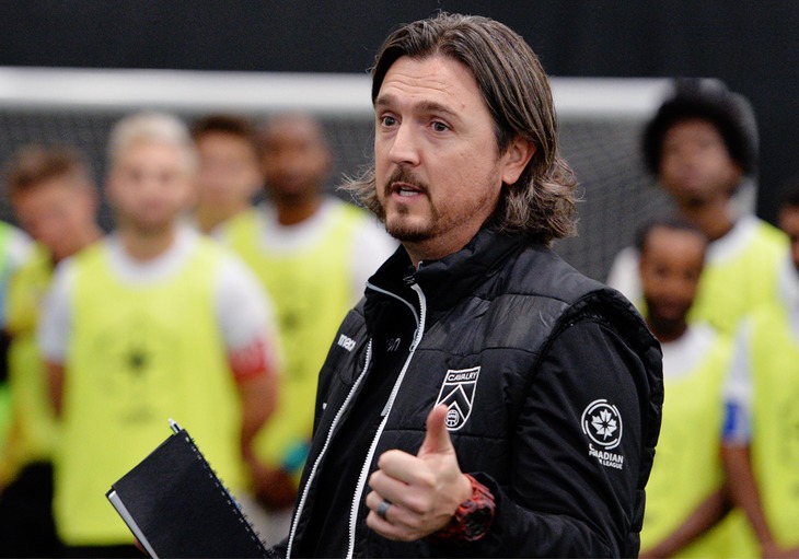 Cavalry FC coach Tommy Wheeldon Jr. (CPL)