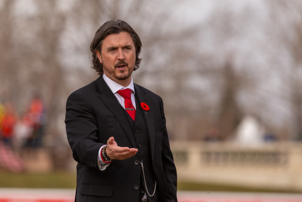 Cavalry FC head coach Tommy Wheeldon Jr. (Tony Lewis/CPL).