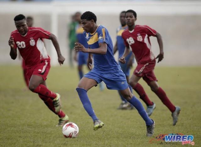 Andre playing for FC Santa Rosa in Trinidad & Tobago - Credits to Wired868