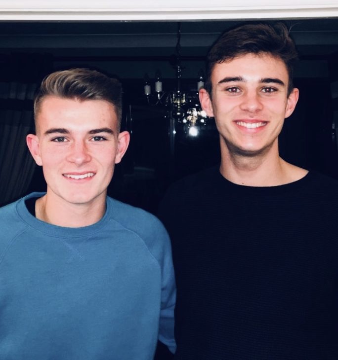 Elliot with his brother Jordan