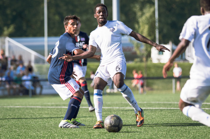 Chrisnovic N'sa in action for Montreal Impact Academy U-19 team last season.