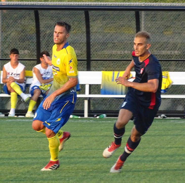 Matthew Arnone shown in full flight for Vaughan Azzurri. (Photo: Vaughan Azzurri)