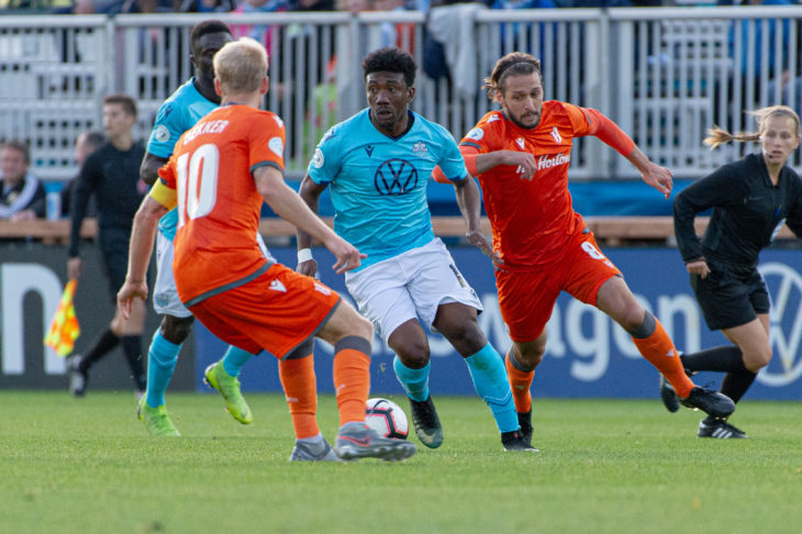 Garcia said his family back in Trinidad and Tobago will be proud of him for getting a call up. Photo: Trevor MacMillan.