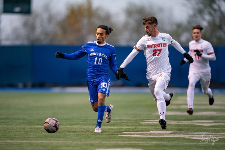 Kreim appeared in three consecutive U Sports finals and was named as the MVP in 2018 when he led the Carabins to a title. Photo: James Hajjar Photographe.
