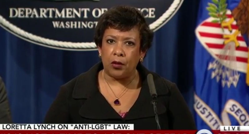 Dear North Carolina: You're Wrong. Love, The US Justice Department