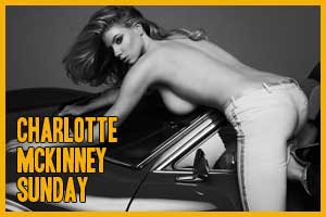 Charlotte McKinney Sunday – Car Stuff