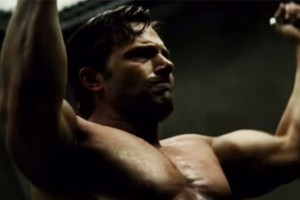 Actors working out for super hero roles