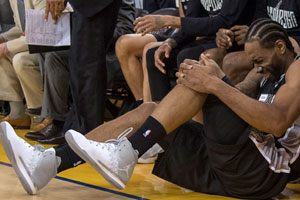 Here's another way to make me barf: ankle injuries.