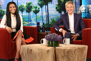 I love Nicki Minaj and Ellen and now I have them both.