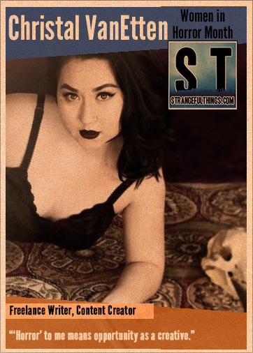 Women in Horror Q&A with Christal VanEtten (aka Red Van Ghoul)