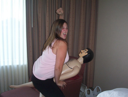 The bag in the corner holds my dignity.