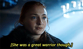 she was a great warrior though