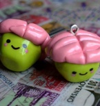 Zombie Crafts — Polymer Clay Zombie Cupcake 