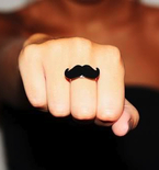 Make a Mustache Ring from Recycled Materials
