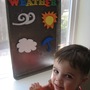 Springtime weather board craft idea for kids