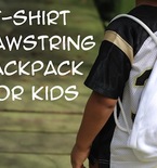 T-Shirt Refashion: Drawstring Backpack Pattern
