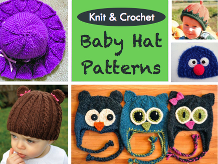 Knit and Crochet Baby Hat Patterns