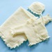 Christening Set (Free Knitting Pattern)