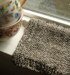 Beginner Knit Dish Cloth Pattern