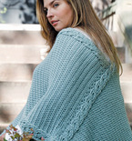 Plus-Size Intertwined Poncho (Free Crochet Pattern)