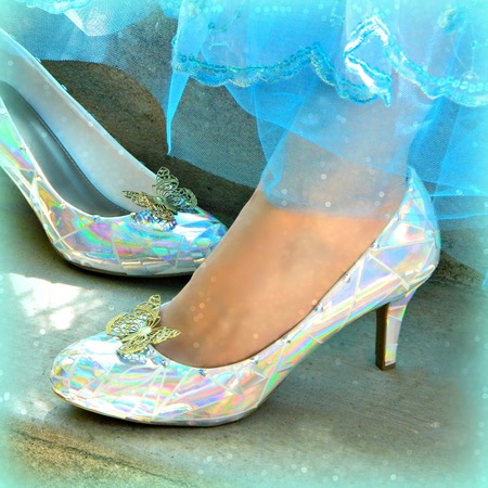 Cinderella's Glass Slippers DIY