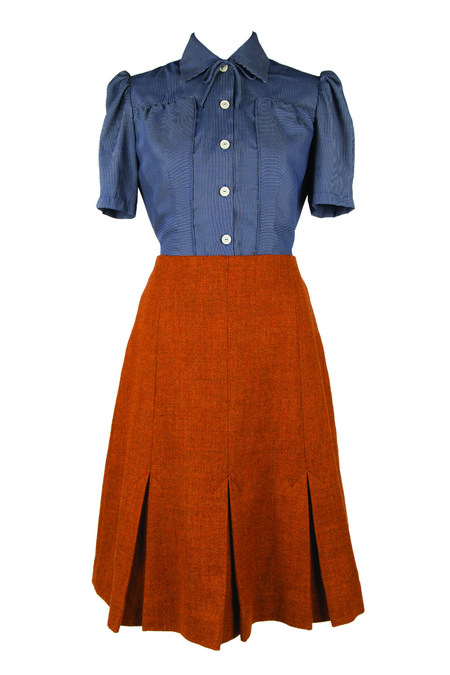 1940s Vintage Style Skirt (Free Sewing Pattern)