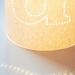 Simple Lampshade with Personalized Lettering