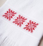 Embroidered Festive Hand Towel 