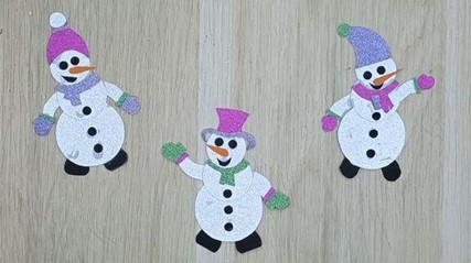 How to Make Snowman with Paper