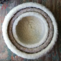felted nesting bowls for knitting beginners