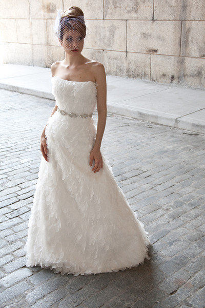 Beautiful gown/wedding sash Swarovski Crystals 419 Wedding Dress - Wedding Atelier NYC Martina Liana - New  main image 4