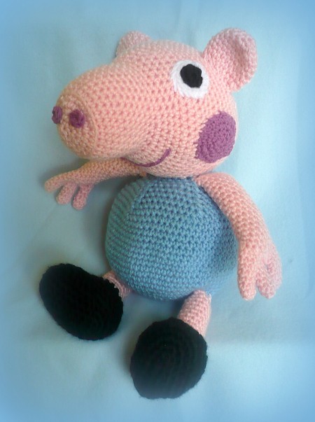 Crochet Peppa Pig's brother - pdf pattern - Crochetland - Craftfoxes
