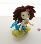 GLITTERMAID Mermaid Amigurumi Doll