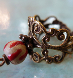 Antique Brass Filigree Ring