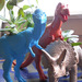Planter Made with Dinosaur Toy