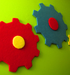 Imagination Movers Gears Wall Decor