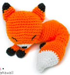 Sleepy Fox Amigurumi