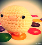 Spring Squishie Easter Chick (Free Crochet Pattern)