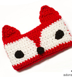 Red Fox Phone Cozy Crochet Pattern