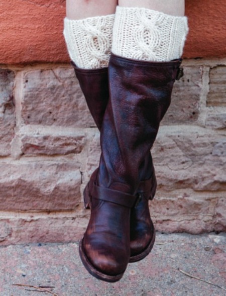 1 Hour Easy Boot Cuff Knitting Pattern