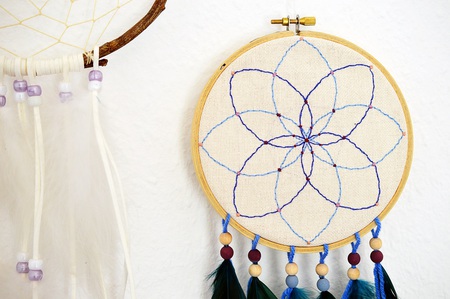 Embroidery Hoop Dreamcatcher