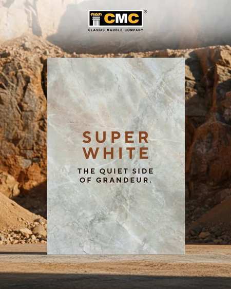 Super White Marble by CMC | Premium Natural Stone for Elegant Interiors