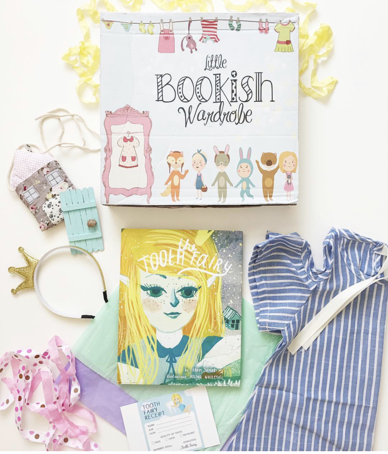 Little Bookish Wardrobe subscription box for kids