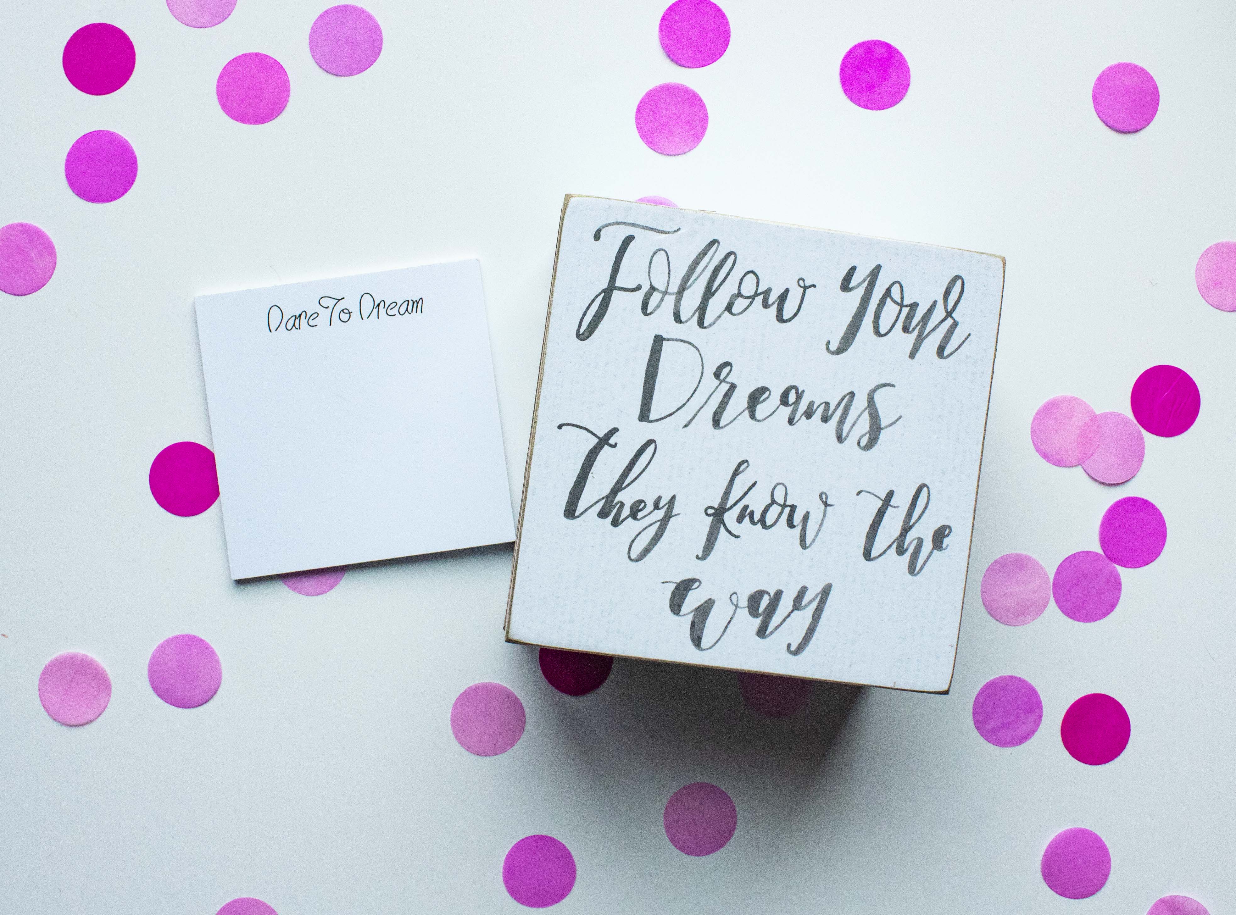 Primitives by Kathy Hinged Box Follow Your Dreams